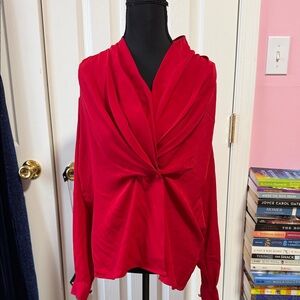 Elegant Red Women's Top